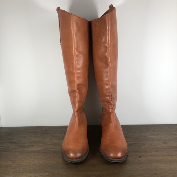 Sam Edelman Tan Leather Knee-High Boots - Picture 2 of 12